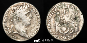 Augustus Fourre Denarius 2.53 g. 19 mm. Barbarous 2 BC.- 4 AD. gVF