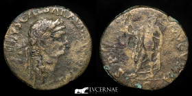 Claudius I  Bronze Sestertius 14,6 g. 33 mm. Rome 41-54 A.D. VF