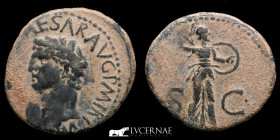 Claudius I Bronze As 11.57 g., 29 mm. Rome 41-50 A.D. Good very fine (MBC)