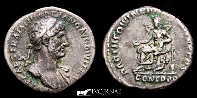 Roman Empire - Hadrian (117-138 A.D.)
Silver Denarius (3.03 g. 18.5 mm.). Rome, ...