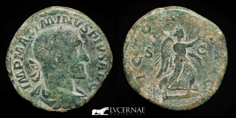 Roman Empire - Maximinus I Thrax (235-238 A.D.). Bronze sestertius (17,6 g. 27 m...