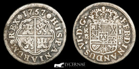 Fernando VI Silver 1 Real 2,84 g. 20 mm.  Madrid 1757 Good very fine (MBC+)