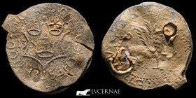 English document Bronze sealing wax 31,40 g., 50 mm. Colchester 1571 GVF