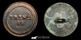 Napoleonic War, 1808-1814 Bronze button  2.44 g. 16 mm. España 1811-1813 Good very fine (MBC)