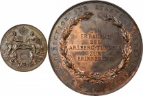 AUSTRIA. Arlberg Tunnel Bronze Medal, 1883. UNCIRCULATED Details. Staining.

Hauser-2362.&nbsp;By J. Tautenhayn. Diameter: 70mm; Weight: 131.99 gms....