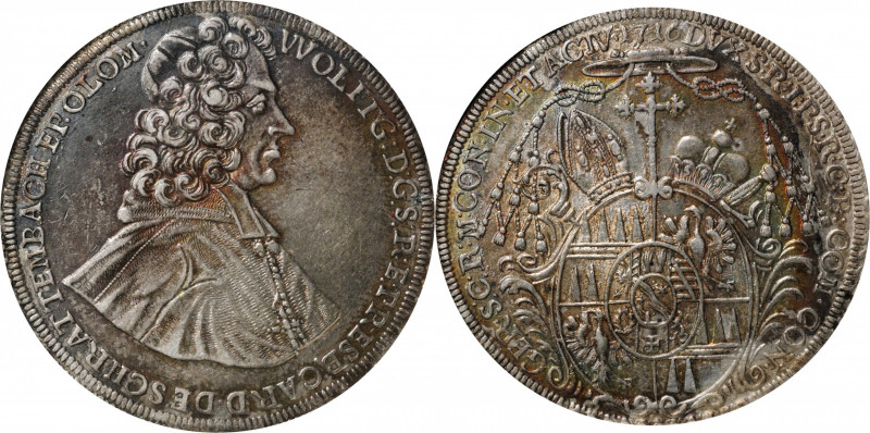 AUSTRIA. Olmutz. Taler, 1716. Wolfgang von Schrattenbach. NGC AU-58.

Dav-1216...