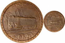 BELGIAN CONGO. 50th Anniversary of the Central Congo to Katanga Railroad Company Bronze Medal, 1956. By Brunet. CHOICE UNCIRCULATED.

Vancraenbroeck...