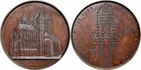 BELGIUM. Tornai. Cathedral of Our Lady Bronze Medal, ND (1849). UNCIRCULATED.

Ross-M51; van Hoydonck-50; Reinecke-16. By J. Wiener in Brussels. Dia...