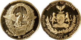 BIAFRA. 2 Pounds, 1969. NGC PROOF-67 Ultra Cameo.

Fr-4; KM-8.&nbsp;Issued for the 2nd Anniversary of Independence. This attractive Superb Gem Proof...