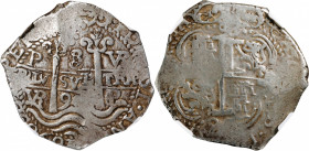 BOLIVIA. Cob 8 Reales, 1690-P VR. Potosi Mint. Charles II. NGC VF-35.

KM-26; Cal-Type 111 # 733. Weight: 26.74 gms. A suberb example of the type, w...