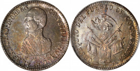BOLIVIA. Cochabamba. Piefort 1/4 Peso, ND (1863). Potosi Mint. PCGS MS-62.

f

Estimate: $100.00 - $200.00