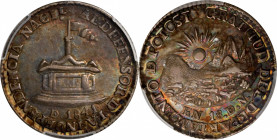 BOLIVIA. Silver Proclamation Sol Medal, 1841. PCGS MS-62.

Fonrobert-9797; Burnett 21.1. Weight: 3.23 gms. Obverse: Rising sun of mountains; Reverse...