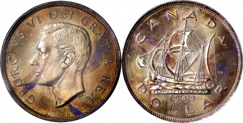 CANADA. Dollar, 1949. Ottawa Mint. George VI. PCGS MS-66.

KM-47. A remarkable...