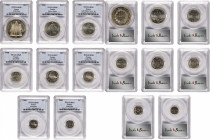 FRANCE. Complete Piefort Denomination Set (8 Pieces), 1968. Paris Mint. All PCGS Certified.

A complete denomination set of Pieforts from in silver ...