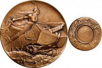 FRANCE. Battle of the Marne/Char d’Assaut Bronze Medal, ND (likely ca. 1950). Paris Mint. CHOICE UNCIRCULATED.

 The Art of Devastation 15; Maier 29...