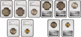 FRANCE. Quintet of Issues (5 Pieces), 1873-1922. All NGC Certified.

1) 5 Francs, 1873-A. Paris Mint. MS-62. KM-820.1; Gad-744.
2) 5 Francs, 1873-A...