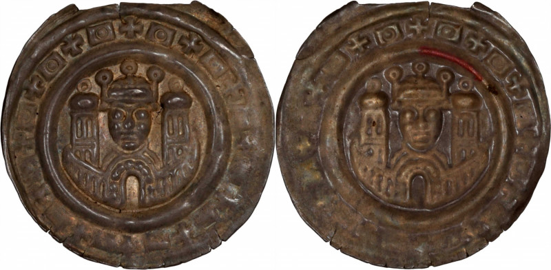 GERMANY. Ravensburg. AR Bracteate, ND (1215-50). Frederick II. ALMOST UNCIRCULAT...