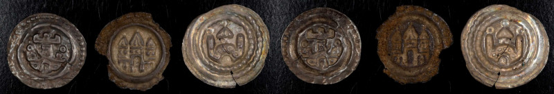 GERMANY. Ravensburg. Trio of AR Bracteates (3 Pieces), ND (1152-1280). Average G...