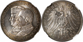 GERMANY. Saxony. 5 Mark, 1909. Muldenhutten Mint. Friedrich August III. NGC MS-64+.

Dav-906; KM-1269; J-139. Struck to commemorate the 500th annive...