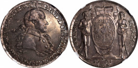 GERMANY. Schwarzburg-Rudolstadt. 1/2 Taler, 1791-ICK. Saalfeld Mint. Friedrich Karl. NGC MS-64.

KM-133.&nbsp;Both sides are sharply to fully define...
