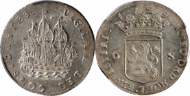 NETHERLANDS. Holland. 6 Stuivers, 1725. PCGS MS-66.

KM-45. This enchanting issue is about as beautiful as the type comes, being the finest graded e...