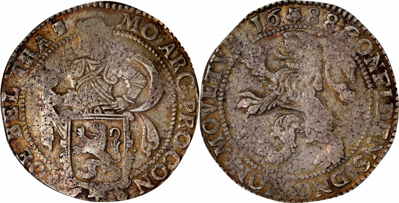 NETHERLANDS. Utrecht. Liondaalder, 1688. PCGS EF-40.

Dav-4866; KM-72. A truly...