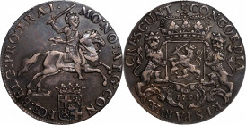 NETHERLANDS. Utrecht. Ducaton (Silver Rider), 1794. NGC EF-45.

Dav-1832; KM-92.1; Delm-1031.&nbsp;Handsome silver-gray devices contrast rich magent...