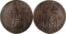 NETHERLANDS. Zeeland. Ducat, 1786. PCGS AU-58.

D-4914; KM-52.4. A pleasing Silver Ducat, well detailed except for a slight weakness in the upper ce...