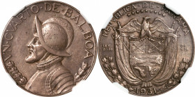 PANAMA. 1/4 Balboa, 1931. NGC AU-50.

KM-11.1. A wholesome and presentable coin with even, dark gray toning throughout.

Estimate: $40.00 - $60.00