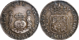 PERU. 2 Reales, 1764-LM JM. Lima Mint. Charles III. PCGS EF-40.

KM-64; Cal-574. This nice fractional piece offers some honest wear and is a wonderf...