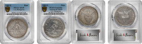 PHILIPPINES. Duo of Pesos (2 Pieces), 1903-S & 1904-S. San Francisco Mint. Both PCGS Certified.

Both coins: KM-168. 1) 1903-S. EF-45. Allen-16.02. ...