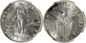 PHILIPPINES. 20 Centavos, 1912-S. San Francisco Mint. NGC MS-62.

KM-170; Allen-11.08. A bright and attractive little coin, with blazing luster and ...