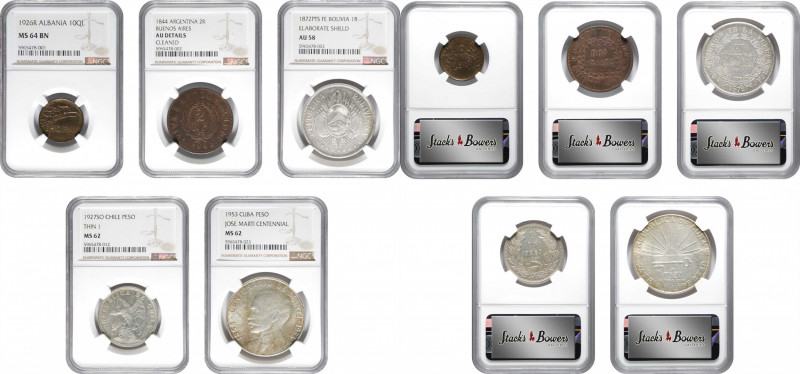 MIXED LOTS. Septet of Mixed Types (7 Pieces), 1844-1953. All NGC Certified.

1...