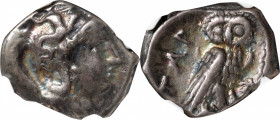 ITALY. Calabria. Tarentum. AR Drachm (3.20 gms), ca. 302-280 B.C. NGC Ch VF, Strike: 2/5 Surface: 4/5.

HGC-1, 823; HN Italy-975; Vlasto-1054-7.&nbs...