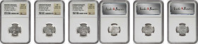 PARTHIA. Trio of AR Drachms (3 Pieces). All NGC Certified.

1) Mithradates III, ca. 87-80 B.C. Rhagai Mint. Sellwood-31.6 (Orodes I); Sunrise-Unlist...