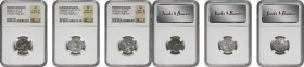 PARTHIA. Trio of AR Drachms (3 Pieces). All NGC Certified.

1) Orodes II, ca. 57-38 B.C.&nbsp;Rhagai Mint. Sellwood-48.10; Sunrise-382; Shore-262. N...
