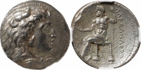 PTOLEMAIC KINGS OF EGYPT. Ptolemy I Soter. As Satrap, 323-283 B.C. AR Tetradrachm (16.98 gms), Byblos Mint, ca. 320/19-315 B.C. NGC AU, Strike: 4/5 Su...