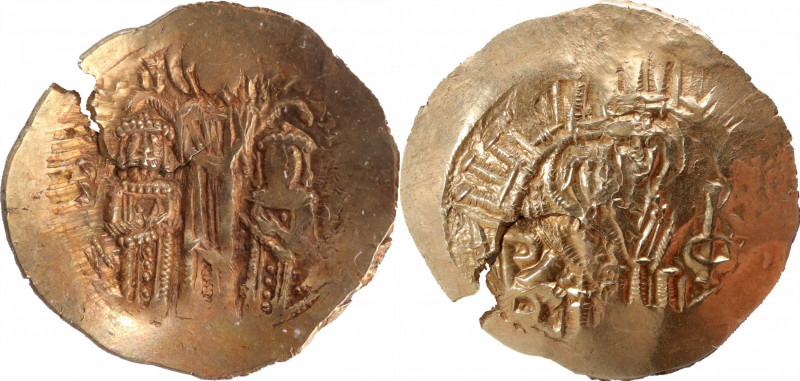 ANDRONICUS II with ANDRONICUS III, 1297-1330. AV Hyperpyron (4.12 gms), Constant...