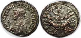 Römische Münzen, MÜNZEN DER RÖMISCHEN KAISERZEIT. Probus (276-282 n. Chr.). Antoninianus (3.17 g. 22.5 mm). Vs.: IMP C M AVR PROBVS P F AVG, Brustbild...