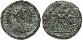 Römische Münzen, MÜNZEN DER RÖMISCHEN KAISERZEIT. Probus (276-282 n. Chr). Antoninianus (3.31 g. 21.5 mm) Vs.: IMP PROBVS PF AVG, Panzerbüste mit Stra...
