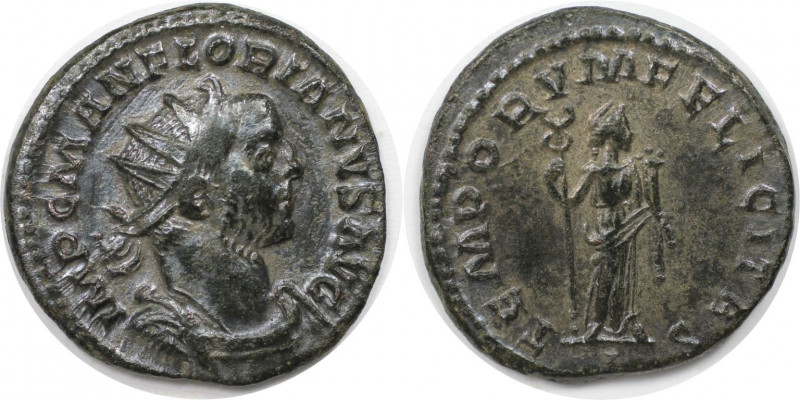 Römische Münzen, MÜNZEN DER RÖMISCHEN KAISERZEIT. Florianus. Antoninianus 276 n....