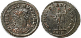 Römische Münzen, MÜNZEN DER RÖMISCHEN KAISERZEIT. Maximianus Herculius (286-310 n. Chr). Antoninianus. (3.63 g. 24 mm) Vs.: IMP MAXIMIANVS PF AVG, Büs...