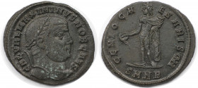 Römische Münzen, MÜNZEN DER RÖMISCHEN KAISERZEIT. Maximinus II. (305-313 n. Chr). Follis 307-308 n. Chr., Nicomedia. (6.11 g. 27 mm) Vs.: GAL VAL MAXI...