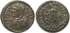 Römische Münzen, MÜNZEN DER RÖMISCHEN KAISERZEIT. Licinius I. (308-324 n. Chr). Follis (3.12 g. 20 mm). Vs.: IMP LICINIVS AVG, gepanzerte und drapiert...