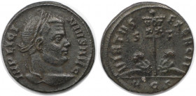 Römische Münzen, MÜNZEN DER RÖMISCHEN KAISERZEIT. Licinius I. (308-324 n. Chr). Follis (2.91 g. 18.5 mm). Vs.: IMP LICINIVS AVG, Kopf mit Lorbeerkranz...