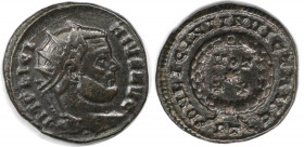 Römische Münzen, MÜNZEN DER RÖMISCHEN KAISERZEIT. Licinius I. (308-324 n. Chr). Follis (3.09 g. 19 mm). Vs.: IMP LICINIVS AVG, Kopf mit Strahlenkrone ...