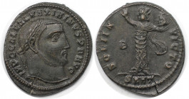 Römische Münzen, MÜNZEN DER RÖMISCHEN KAISERZEIT. Maximinus II. (310-313 n. Chr). Follis. (5.06 g. 22 mm) Vs.: IMP C GAL VAL MAXIMINVS PF AVG, Kopf mi...