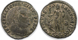 Römische Münzen, MÜNZEN DER RÖMISCHEN KAISERZEIT. Licinius I. (308-324 n. Chr). Follis 313 n. Chr. (2.89 g. 22 mm) Vs.: IMP C VAL LICIN LICINIVS PF AV...