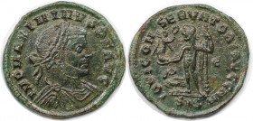 Römische Münzen, MÜNZEN DER RÖMISCHEN KAISERZEIT. Maximinus II. (310-313 n. Chr). Follis 313 n. Chr., Siscia. (3.54 g. 23.5 mm) Vs.: IMP MAXIMINVS PF ...