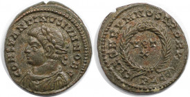 Römische Münzen, MÜNZEN DER RÖMISCHEN KAISERZEIT. Constantinus II., Cäsar (317-337 n. Chr). Follis 323-324 n. Chr., Lugdunum. (3.17 g. 19.5 mm) Vs.: C...